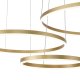 Подвесная люстра Indigo Galass 14001/3P Gold V000013L