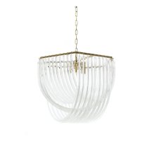 Подвесная люстра Lumina Deco Weddini LDP 6001-600 GD+CL Подвесная люстра Lumina Deco Weddini LDP 6001-600 GD+CL