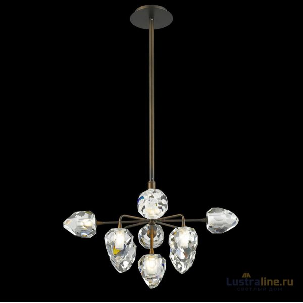 Подвесная люстра Delight Collection On the Rocks P68038L-9 gold