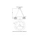 Подвесная люстра Crystal Lux MYSELF SP60W LED