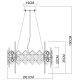 Подвесная люстра Arte Lamp Amelia A1039SP-10BK УЦ