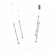 Подвесная люстра Indigo Corda 14010/2P Brass V000063L