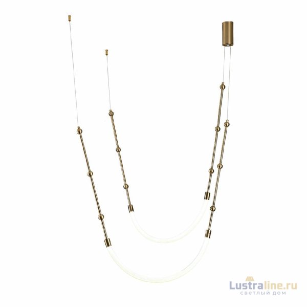 Подвесная люстра Indigo Corda 14010/2P Brass V000063L