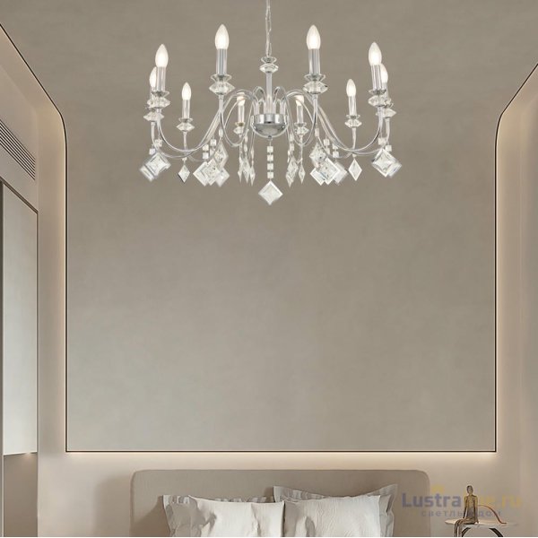 Подвесная люстра Arte Milano 342101/10 CR Подвесная люстра Arte Milano 342101/10 CR