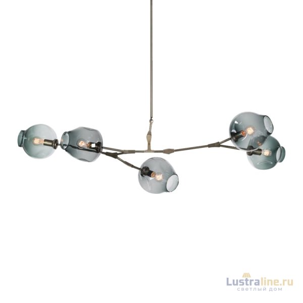Подвесная люстра Delight Collection Bubble KG0579P-5 smoky Подвесная люстра Delight Collection Bubble KG0579P-5 smoky