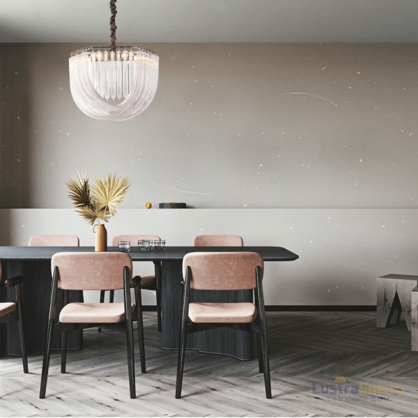 Подвесная люстра Arte Milano S.97378.D500.H380.E14.6 Ni Подвесная люстра Arte Milano S.97378.D500.H380.E14.6 Ni