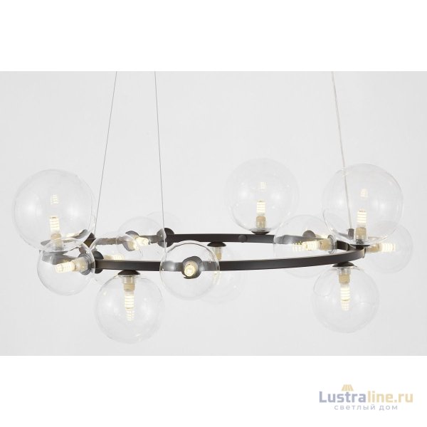 Подвесная люстра Lumina Deco LDP 7033-15 BK+CL