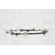 Подвесная люстра Lumina Deco LDP 7033-15 BK+CL