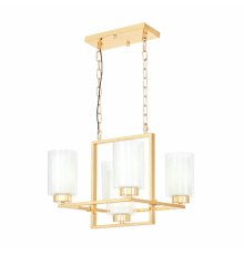 Подвесная люстра Lumina Deco Lino LDP 1239-5 F.GD