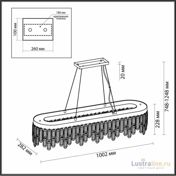 Подвесная люстра Odeon Light Semura 4985/12