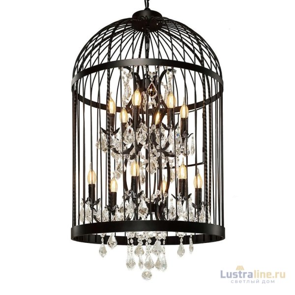 Подвесная люстра LOFT IT Vintage birdcage Loft1891/12 Подвесная люстра LOFT IT Vintage birdcage Loft1891/12