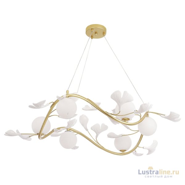 Подвесная люстра Crystal Lux COLIBRI SP6 GOLD