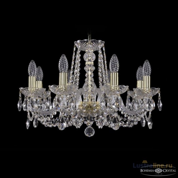 Подвесная люстра Bohemia Ivele Crystal 1402/8/195 G Подвесная люстра Bohemia Ivele Crystal 1402/8/195 G
