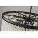Подвесная люстра Delight Collection 1920s Odeon KR0387P-10A black/frost