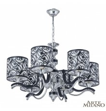 Подвесная люстра Arte Milano Florentia-4957 304957/6 Bk/Ni