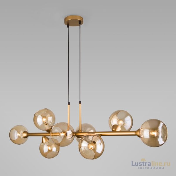 Подвесная люстра Eurosvet 70113/8 янтарный