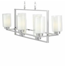 Подвесная люстра Lumina Deco Lino LDP 1239-8 CHR