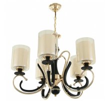 Подвесная люстра Arte Milano Florentia 302237/5 Bk/Gd