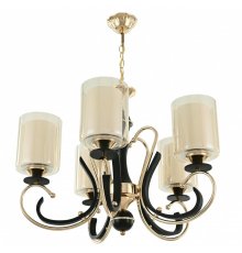 Подвесная люстра Arte Milano Florentia 302237/5 Bk/Gd