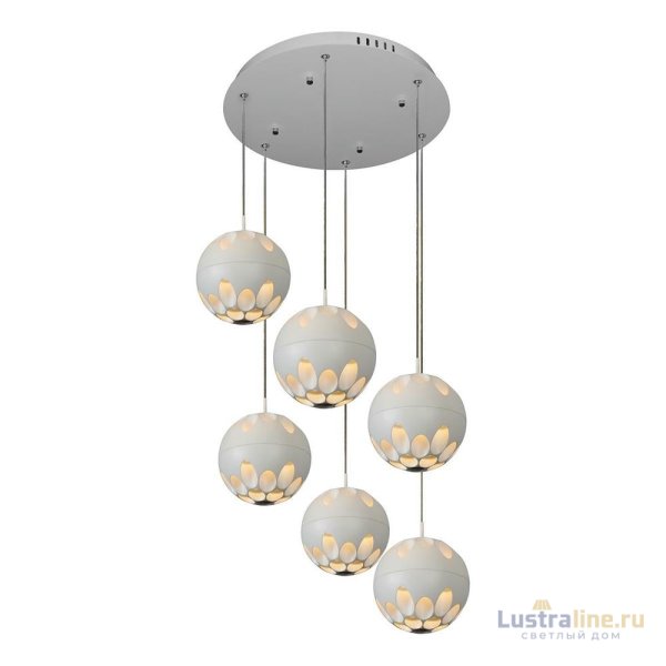 Подвесная светодиодная люстра iLedex Mob P1009-6 WH Подвесная светодиодная люстра iLedex Mob P1009-6 WH