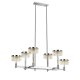 Подвесная люстра Delight Collection MD21020075 MD21020075-6B chrome