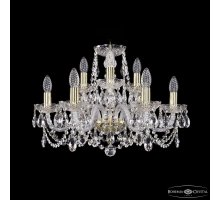 Подвесная люстра Bohemia Ivele Crystal 1402/6+3/195 G