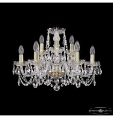Подвесная люстра Bohemia Ivele Crystal 1402/6+3/195 G