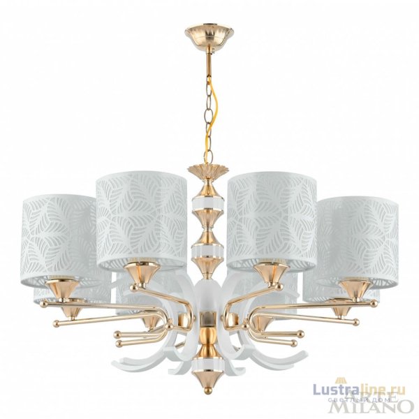 Подвесная люстра Arte Milano Florentia-2097 302097/8 Wh/Gd
