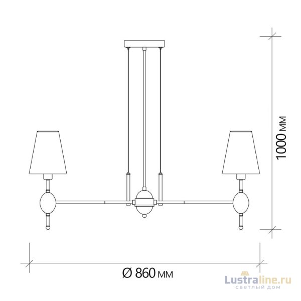 Подвесная люстра Escada Elegy 2106/8S