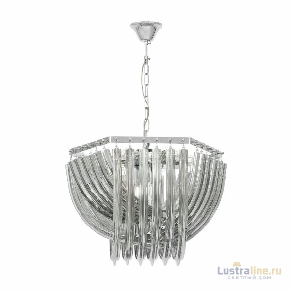 Подвесная люстра Lumina Deco Boscone LDP 7044-550 CHR+GY