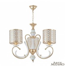 Подвесная люстра Arte Milano Florentia-1237 301237/3 Wh/Gd