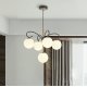 Подвесная люстра Arte Milano Neapolis 273808/4+1 BK/GD