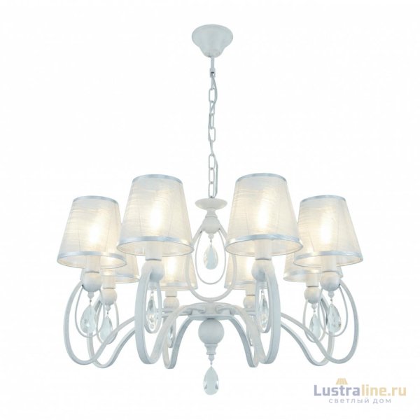 Подвесная люстра Arte Milano 347203/8 WT+SL Подвесная люстра Arte Milano 347203/8 WT+SL