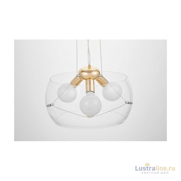 Подвесная люстра Lumina Deco Globo LDP 6018-400 PR+F.GD