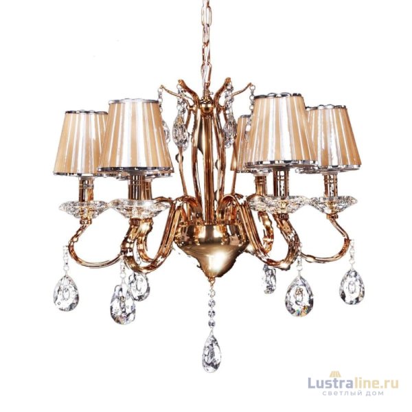 Подвесная люстра Lumina Deco Finezzia LDP 9267-6 GD