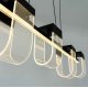 Подвесная люстра LED4U L7707-1200 BK