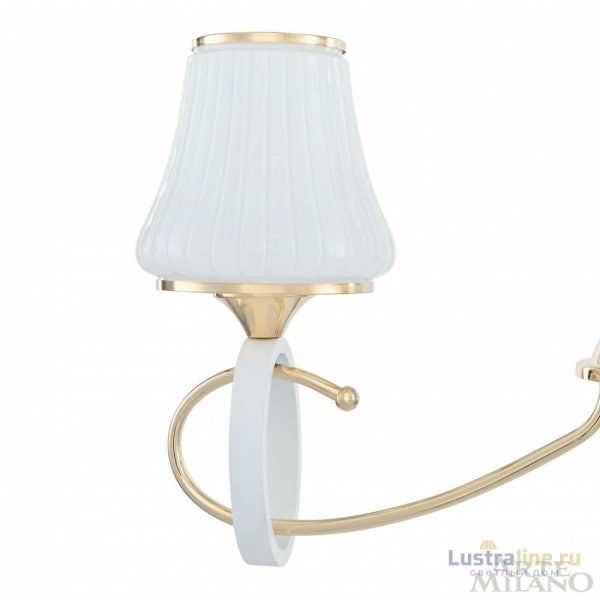 Подвесная люстра Arte Milano Florentia-2387 302387/3 Wh/Gd Подвесная люстра Arte Milano Florentia-2387 302387/3 Wh/Gd