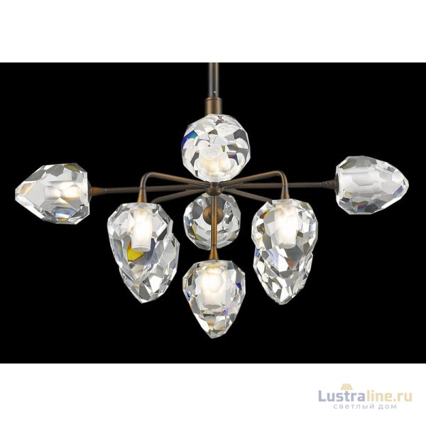 Подвесная люстра Delight Collection On the Rocks P68038L-9 gold