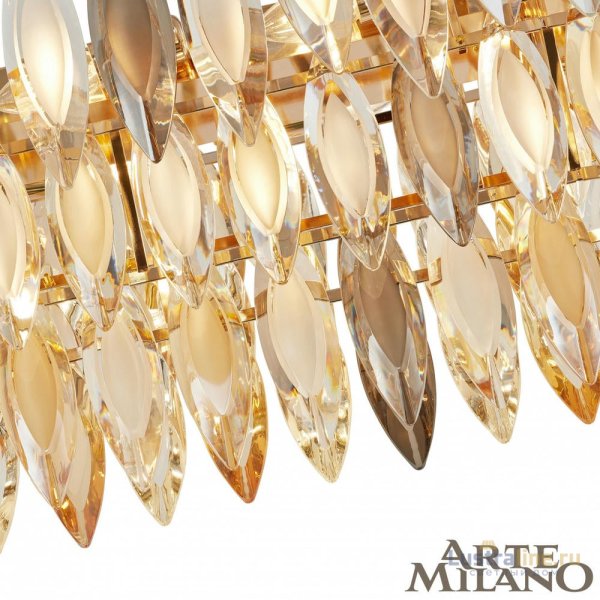 Подвесная люстра Arte Milano 99486.W900.L350.H380.E14.12 G Подвесная люстра Arte Milano 99486.W900.L350.H380.E14.12 G