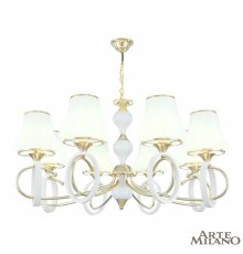 Подвесная люстра Arte Milano Florentia-2387 302387/8 Wh/Gd