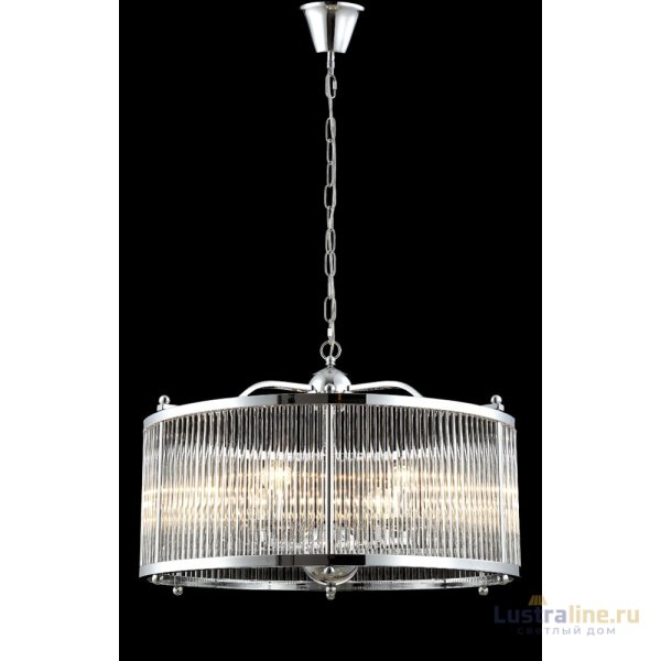 Подвесная люстра Crystal Lux Tadeo TADEO SP6 D600 CHROME/TRANSPARENTE