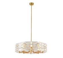 Подвесная люстра Indigo Zaffiro 12046/8P Brass V000499 Подвесная люстра Indigo Zaffiro 12046/8P Brass V000499