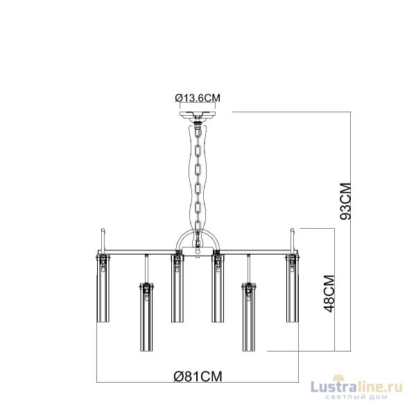 Подвесная люстра Arte Lamp Borgia A4088LM-15AB Подвесная люстра Arte Lamp Borgia A4088LM-15AB