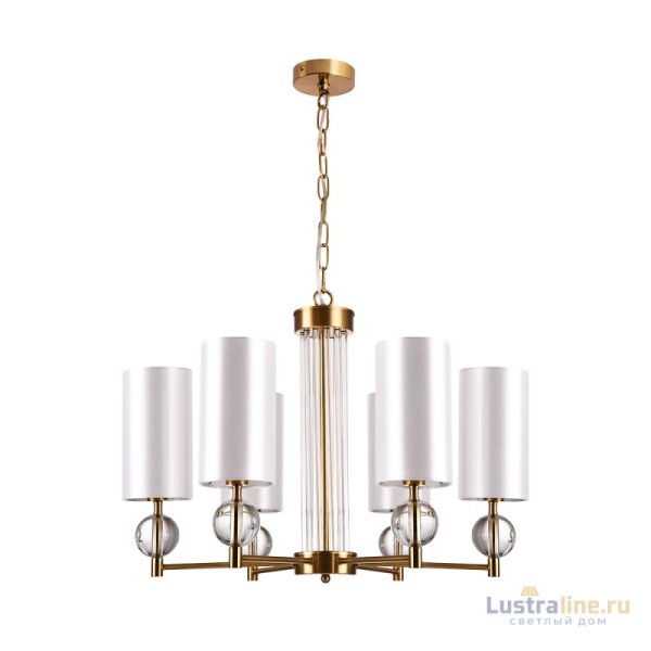 Подвесная люстра Arte Lamp Matar A4027LM-6PB Подвесная люстра Arte Lamp Matar A4027LM-6PB