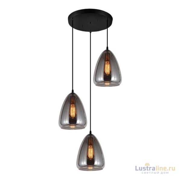 Подвесная люстра Lumina Deco Braga LDP 6841-3 GY УЦ