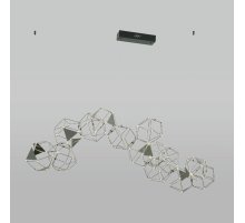 Подвесная люстра Eurosvet Uma 90368/14 черный жемчуг a065030