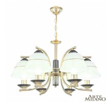 Подвесная люстра Arte Milano Florentia-1240 301240/6 Bk/Gd