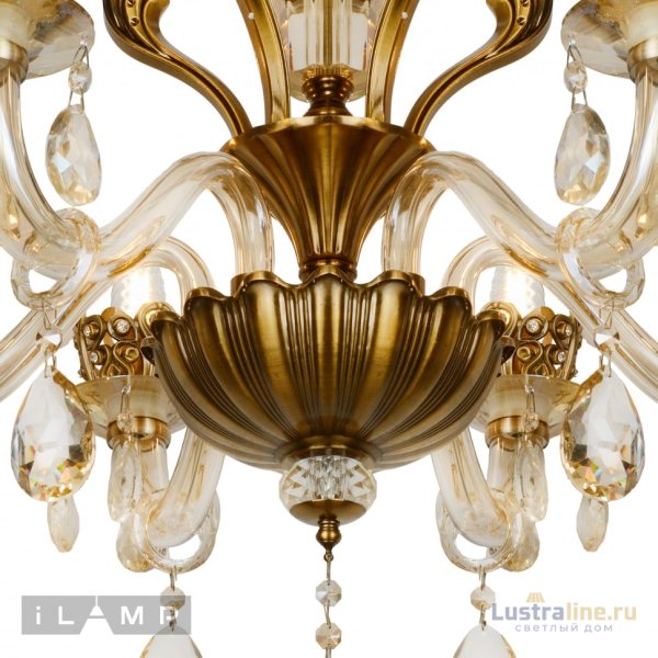Подвесная люстра iLamp Asia 61078-6 BR