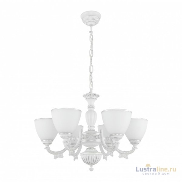 Подвесная люстра Arte Milano 342837/6 WT+SL Подвесная люстра Arte Milano 342837/6 WT+SL