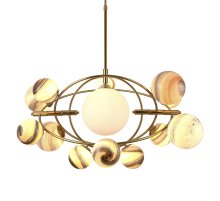 Подвесная люстра Delight Collection Planet KG1122P-13B brass